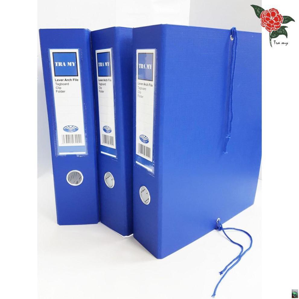 Cặp Ba Dây - F4 - Bìa Cặp Lỗ -Xanh Dương Mã SP: 13101 [Văn phong phẩm]
