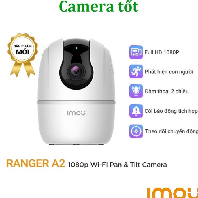 Camera IP WIFI XOAY 360 2M IMOU Ranger2 A42 A42P - A22EP Trong Nhà Còi Hú Báo Động, chính hãng, bảo hành 24 tháng'