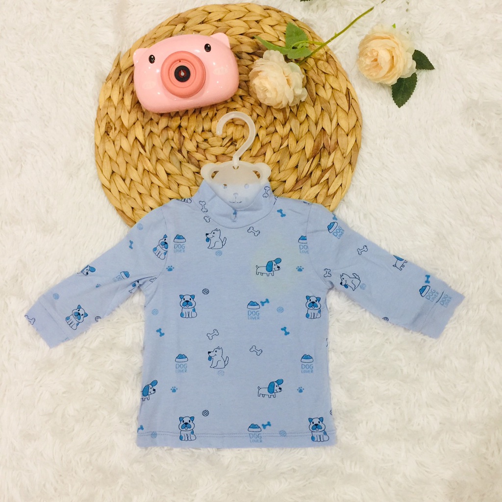 Áo thun dài tay thu đông cho bé trai bé gái  Judoby Dokma sale size 3-24M JA127