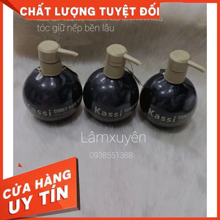 Wax tạo kiểu tóc xoăn KASSI 250ML 💖 FREESHIP 💖tạo kiểu thời trang định hình nếp tóc bền lâu bồng bềnh căng sóng tự nhiên
