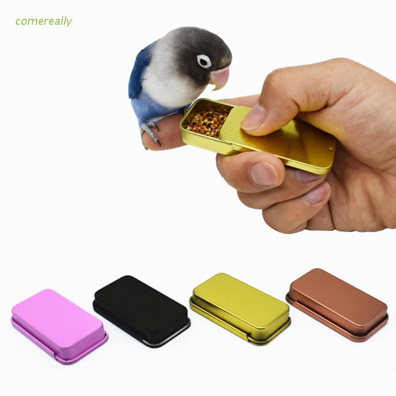 Bình Sắt Đựng Thức Ăn Mini Trang Trí Lồng Chim Vẹt