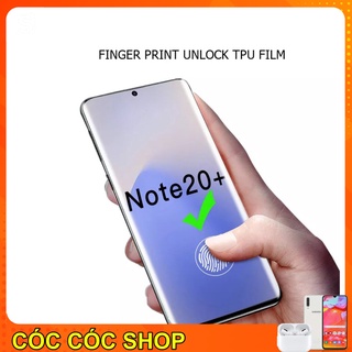 Miếng dán dẻo măt trước, mặt sau Samsung Note 20 Ultra/ Note 20/ Note 10 Plus/ Note 10 lite/ Note 10/ Note 9/ Note 8