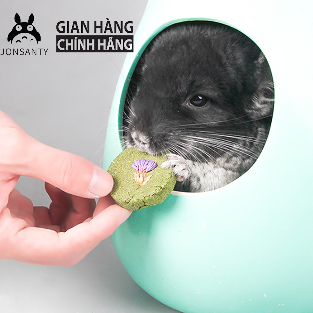 Mài răng chuột hamster, bánh mài răng thỏ, chinchilla, bọ ú, sóc, nhím.. giàu dinh dưỡng hộp 6 miếng hãng JONSANTY CST06