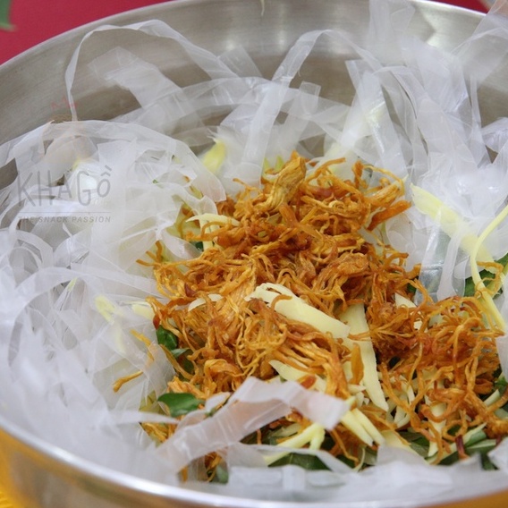KHÔ GÀ NGUYÊN VỊ 300gr | KHA GỒ | Không lá chanh, không bơ tỏi |  Ăn Vặt Văn Phòng, Du Lịch, Tết, Sài Gòn Ngon