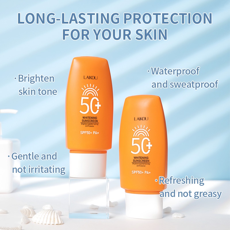 Kem Chống Nắng LAIKOU SPF50 PA+ 30g Giúp Làm Trắng Da