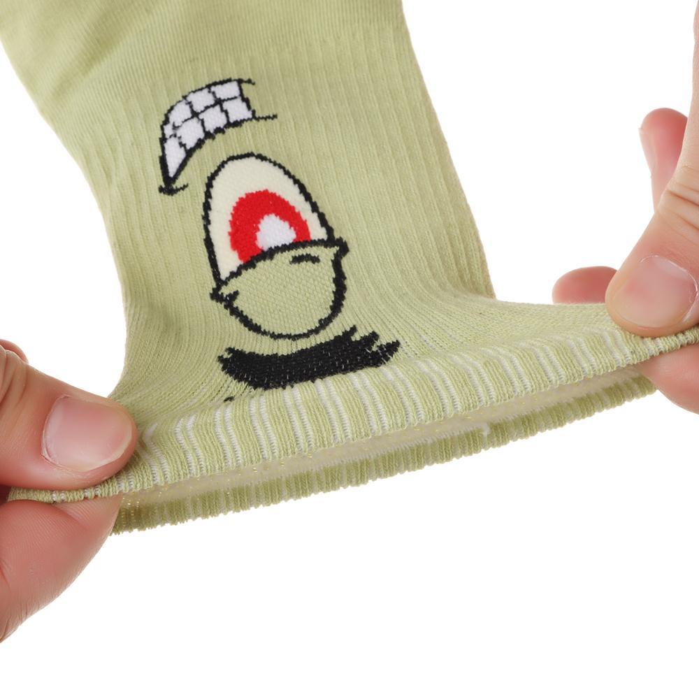YVE Vớ Co Giãn Giữ Nhiệt Lạnh In Họa Tiết Hoạt Hình Spongebob Cho Nữ