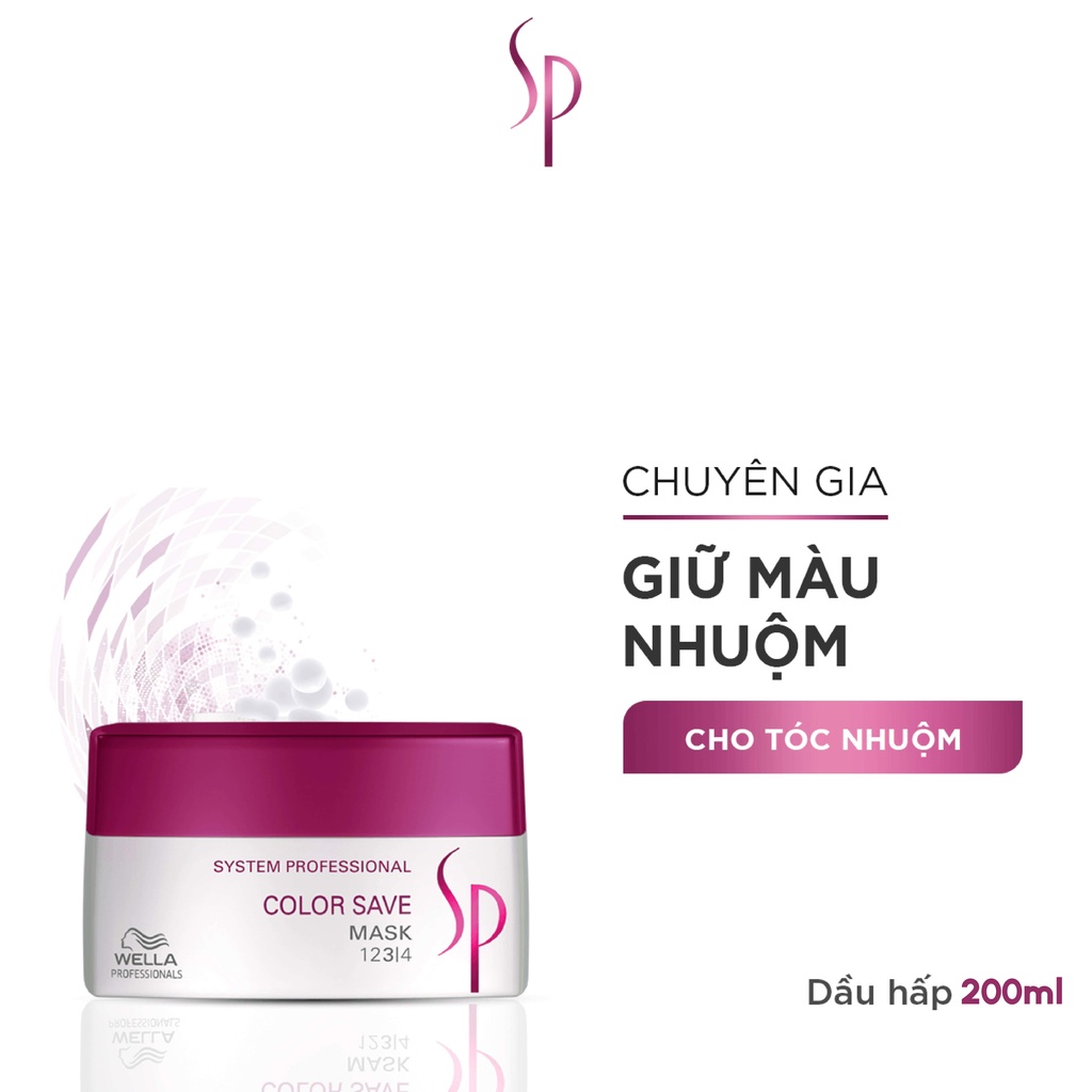 Dầu Hấp Tóc  System Professional Color Save Dành Cho Tóc Nhuộm, Giúp Bảo Vệ Lớp Màu Đẹp Color Mask 200ml- 400ml