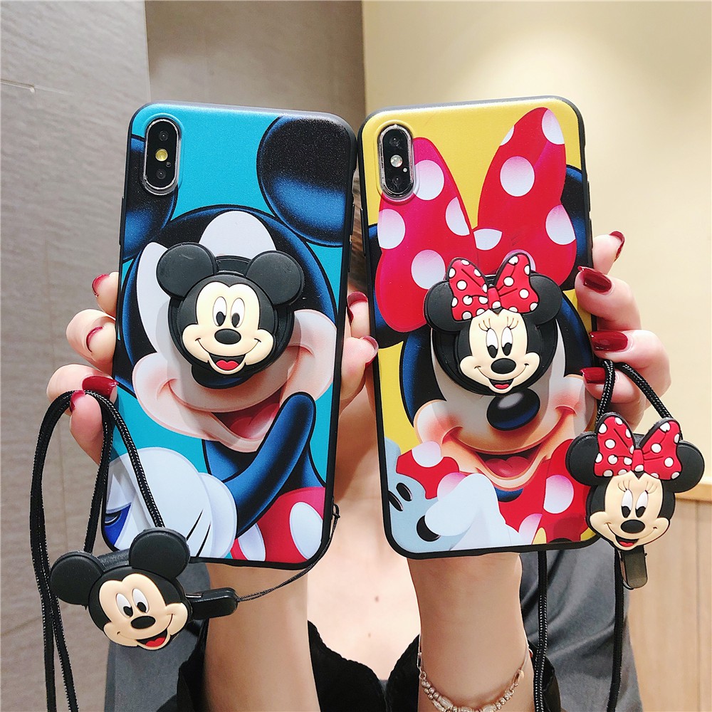 Ốp Lưng In Hình Chuột Mickey / Minnie Xinh Xắn Cho Vivo Y51 Y55 / Y55S Y66 / Y67 Y71 Y75 / V7 Y79Plus V15 / S1 V15 Pro