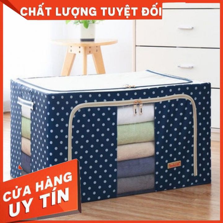 COMBO 2 Túi đựng đồ đa năng có khung sắt (Min_hous)