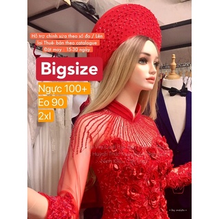 Áo dài cưới big size 4 tà