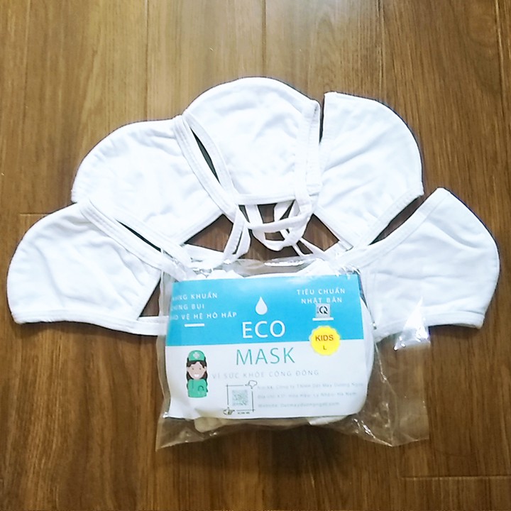 Khẩu trang Eco vải kháng khuẩn chống bụi mịn xử lý bằng công nghệ Nhật Bản bảo vệ đường hô hấp BBShine – M007