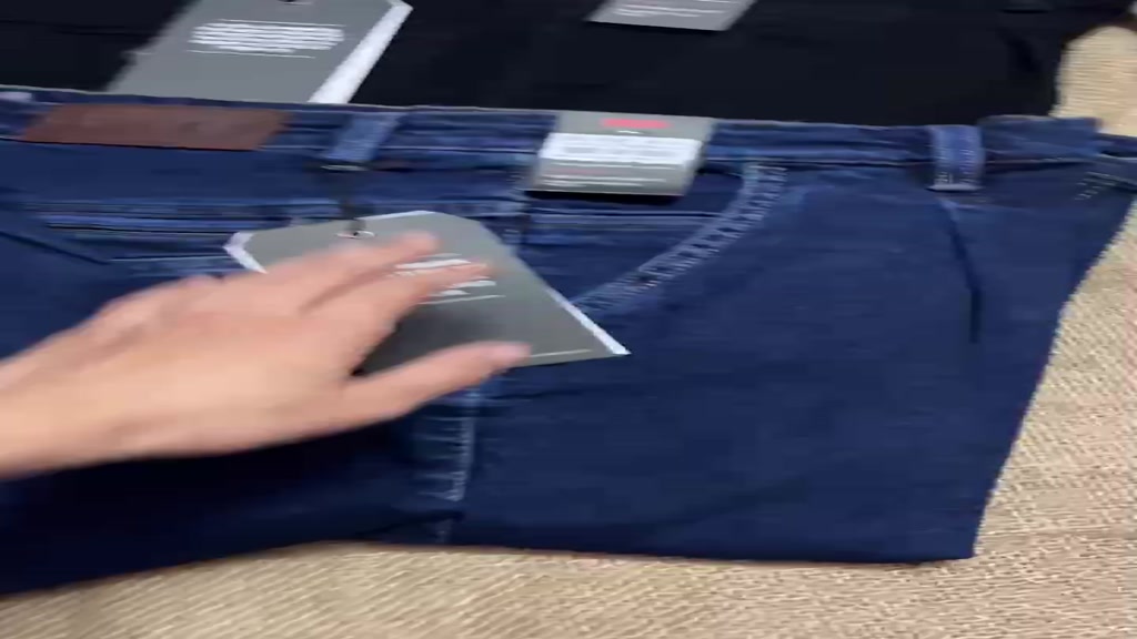 Quần Jean Nam Trung Niên Dáng Thụng, Túi Chéo