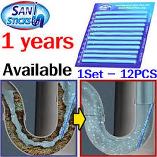 Que thông tắc nghẽn bồn rửa Sani Sticks (12 que/ Hộp)