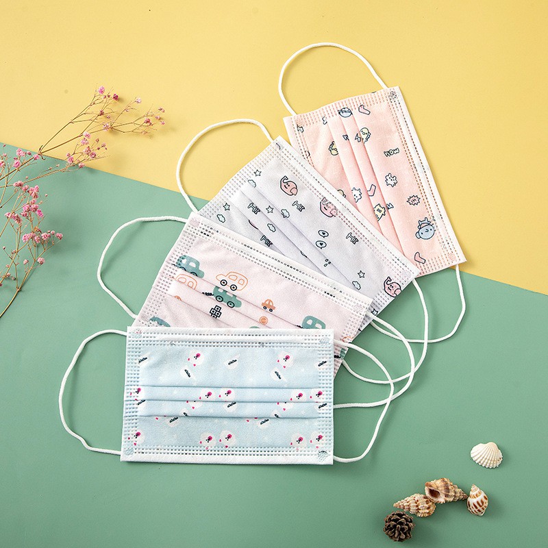 Khẩu trang y tế cho bé kháng khuẩn 3 lớp cho trẻ em sơ sinh đến 12 tuổi (Set 10 chiếc) SAKIDO | BigBuy360 - bigbuy360.vn