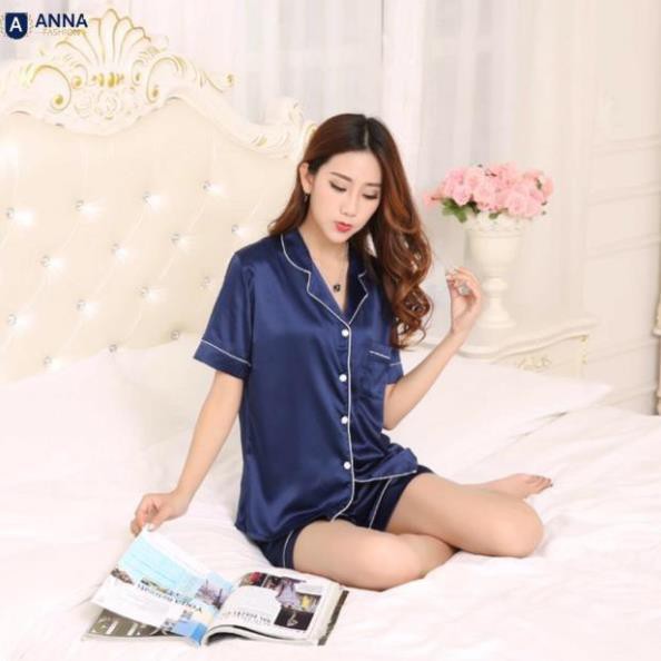 Đồ bộ nữ vải lụa mặc mùa hè mát lạnh thời trang nữ anna ( Hình Chụp Thật ). Xưởng May Anna