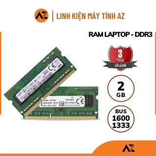 RAM LAPTOP DDR3 2GB / 4GB / 8GB CHO LAPTOP DELL (Bảo hành 36 tháng)