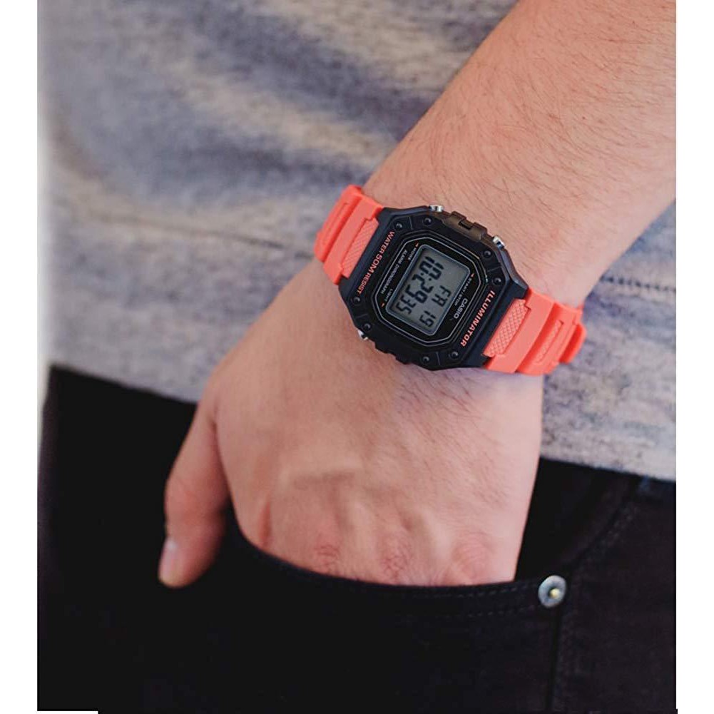 Đồng Hồ Nam Casio Standard W-218H-4B2VDF Chính Hãng - Dây Nhựa | Casio Standard W-218H-4B2