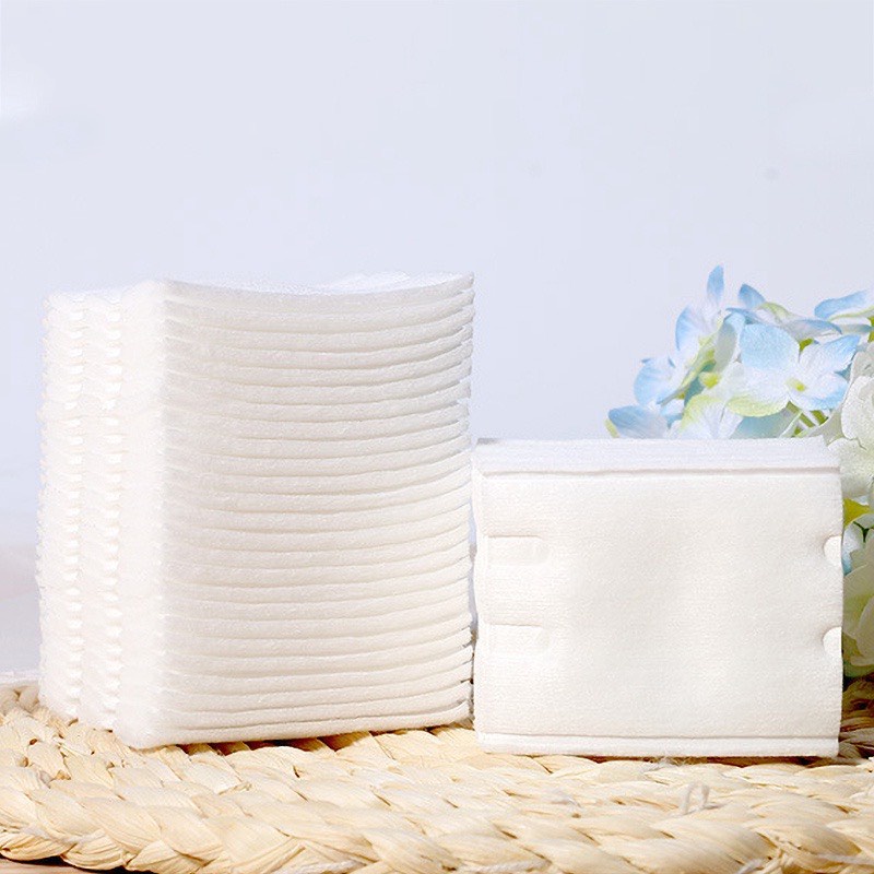 Bông tẩy trang Lameila Laco 50 miếng, 3 lớp đàn hồi, mỏng siêu mềm mịn, dai thấm hút nhanh