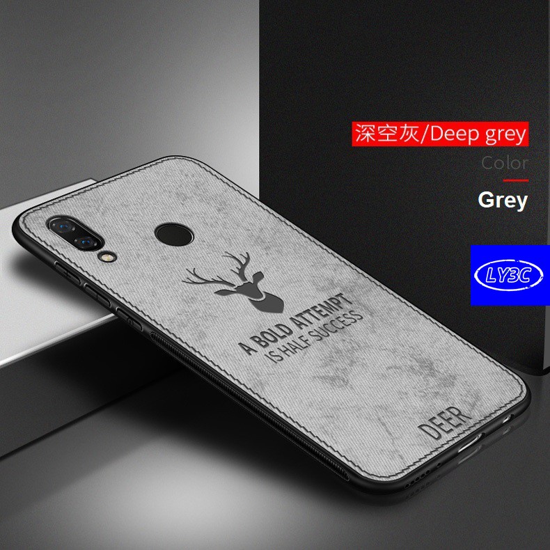 Ốp điện thoại kết cấu vải cho Xiaomi Redmi 7