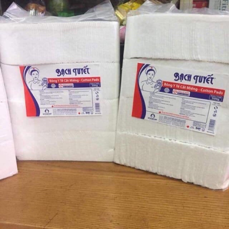 Bông bạch tuyết cắt sẵn 7x7 túi 500g