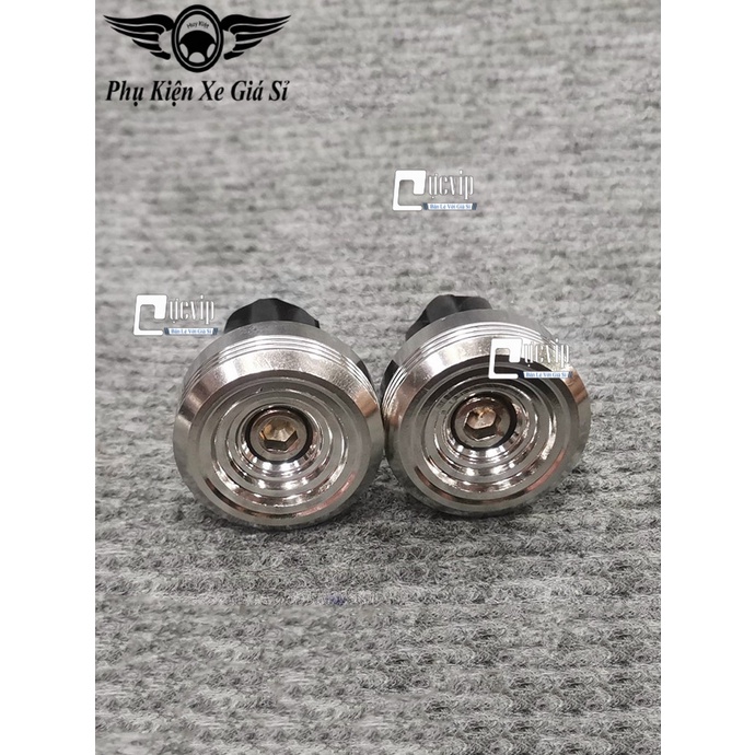 [Giá Siêu Rẻ] Cặp Gù Tay Lái Kiểu Exciter Âm Chỉ Inox 4229