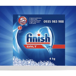 Muối rửa bát finish 4kg dùng cho Máy rửa bát