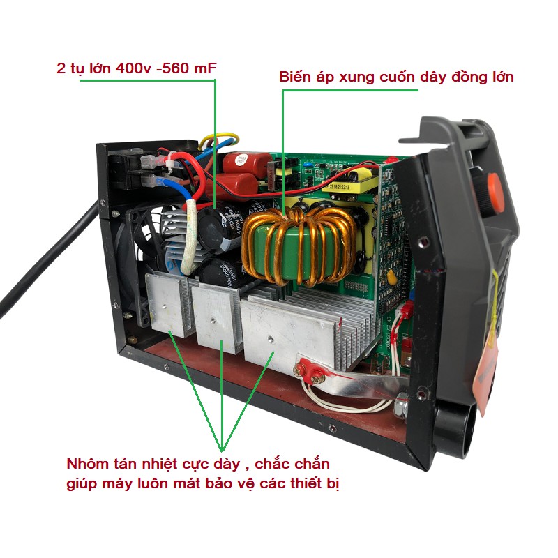 Máy Hàn Điện Tử Mini BTEC MMA 200E PROCHÍNH HÃNGMÁY HÀN MINI, HÀN QUE 1,6- 3,2mm hàn que 2,5 cả ngày