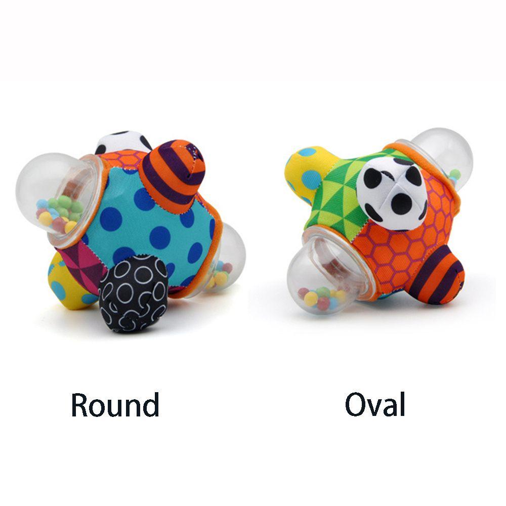 Đồ Chơi Lục Lạc Cầm Tay Màu Cầu Vồng Mới Cho Bé