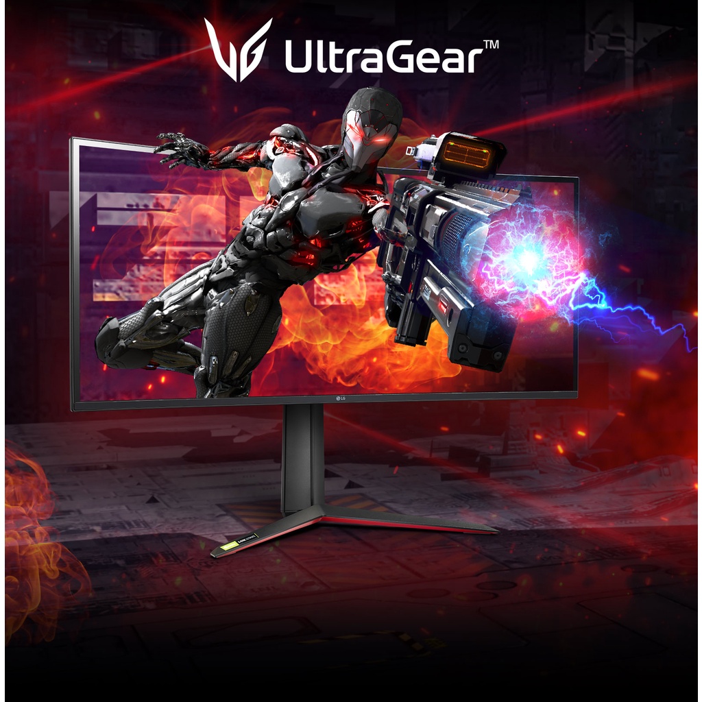 Màn Hình Máy Tính LG UltraGear 34GP950G-B.ATV 34inch WQHD/144Hz/Curved - Hàng Chính Hãng