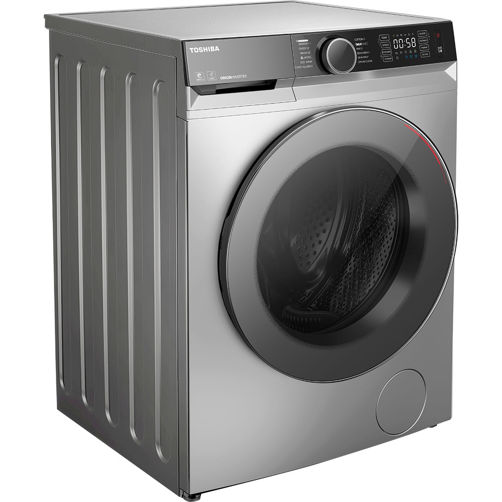 Máy giặt Toshiba Inverter 9.5 Kg TW-BK105G4V(SS) - Công suất 2000W, Dòng điện	220-240V/50Hz