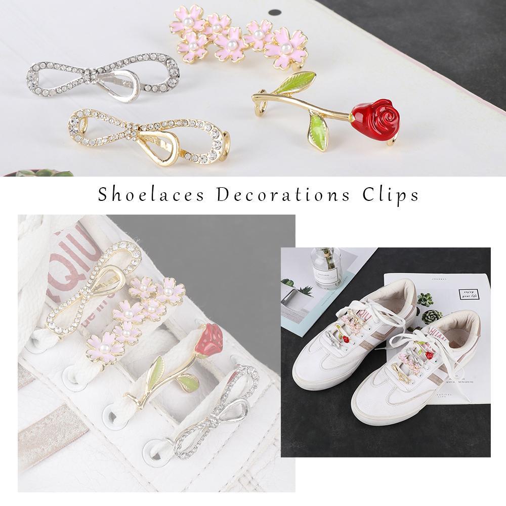 Osier1 Phụ Kiện Kẹp Dây Giày Trang Trí Dành Cho Bạn Nữ Chăm Sóc Giày Thể Thao &amp; Phụ Kiện Charms