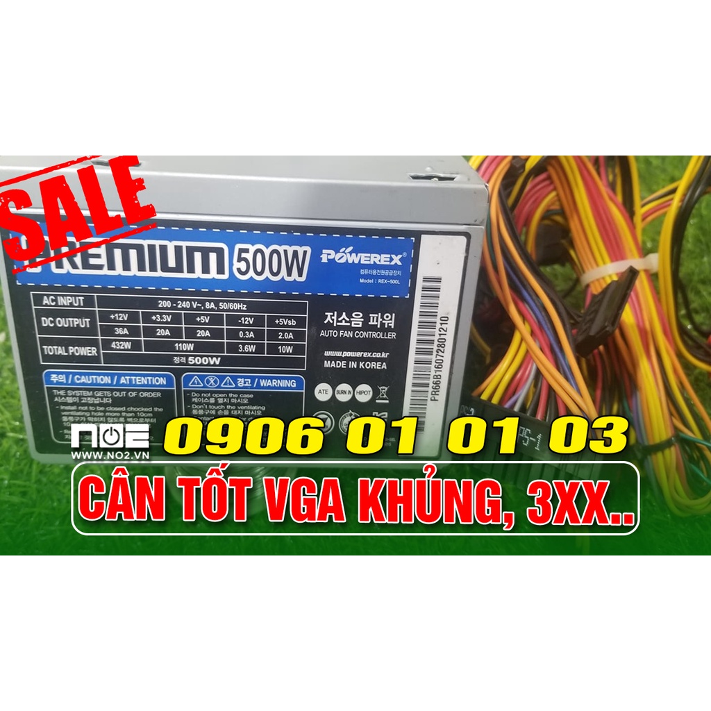 Nguồn máy tính 500w nhập khẩu hàn quốc bảo hành 1 tháng.
