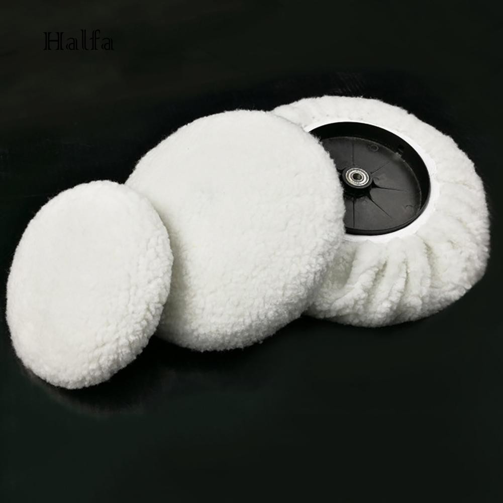 Hl Bộ Dụng Cụ In Hình Độc Đáo Tiện Dụng☆2 Miếng Đệm Đánh Bóng Xe Hơi Sợi Siêu Nhỏ