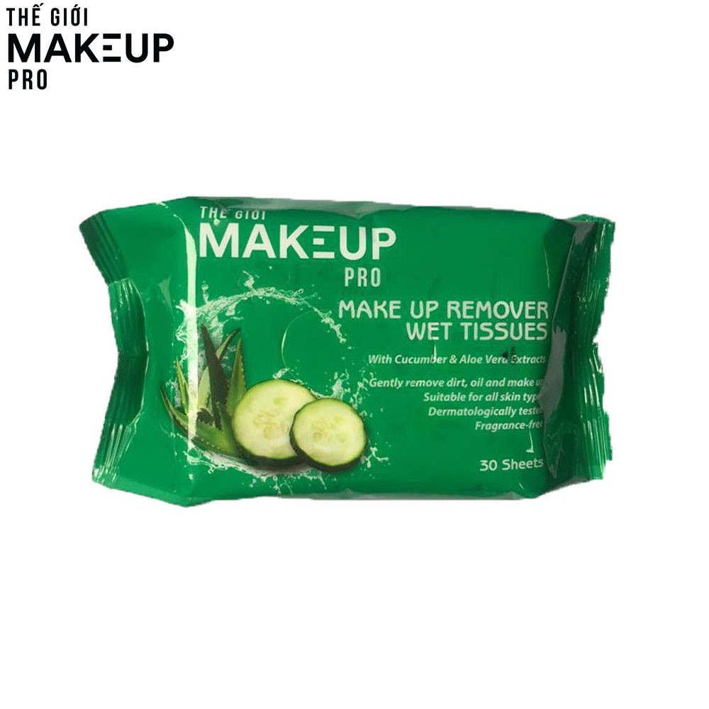 Tẩy trang dưa leo, lô hội Makeup Remover Wet Tissues