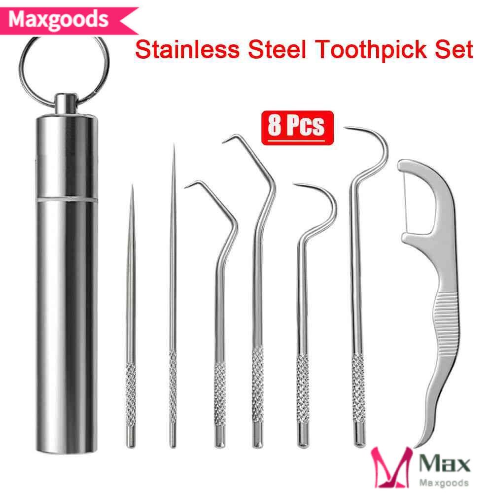 Dụng Cụ Làm Sạch Răng Bằng Kim Loại Có Móc Tiện Dụng