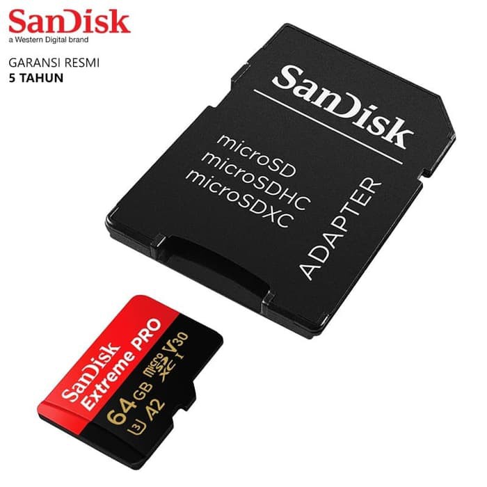 Micro Sd If71 Sandisk Extreme Pro A2 Class 10 170mbps 64gb
