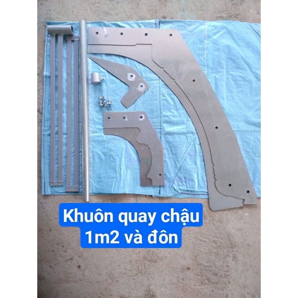 Khuôn quay chậu 1m2 và đôn l công nghệ mới quay chậu nhanh hơn