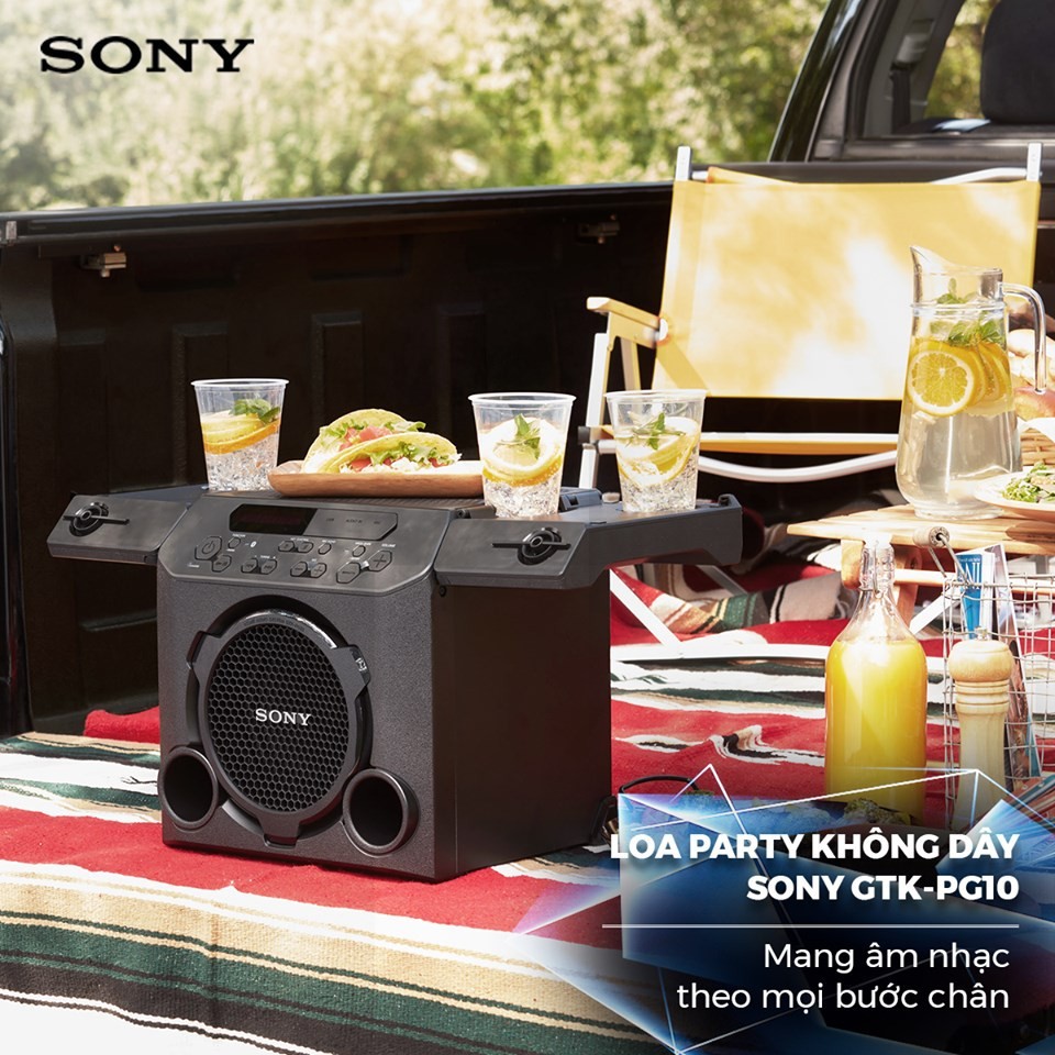 Loa Nghe Nhạc Hát Karaoke Công Suất Lớn SONY GTK-PG10 - Tặng Micro