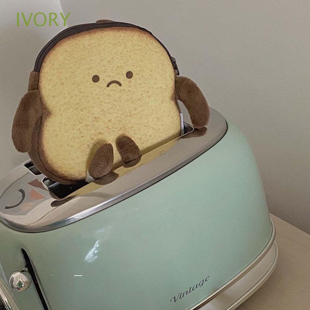 Ví Đựng Tiền Xu Mini Hình Bánh Mì Dễ Thương