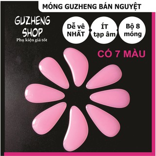 Móng Guzheng bán nguyệt thiết kế đẹp dễ vê, gảy đàn cổ tranh chuyên nghiệp loại tốt giảm tạp âm nhiều màu sắc đẹp giá rẻ