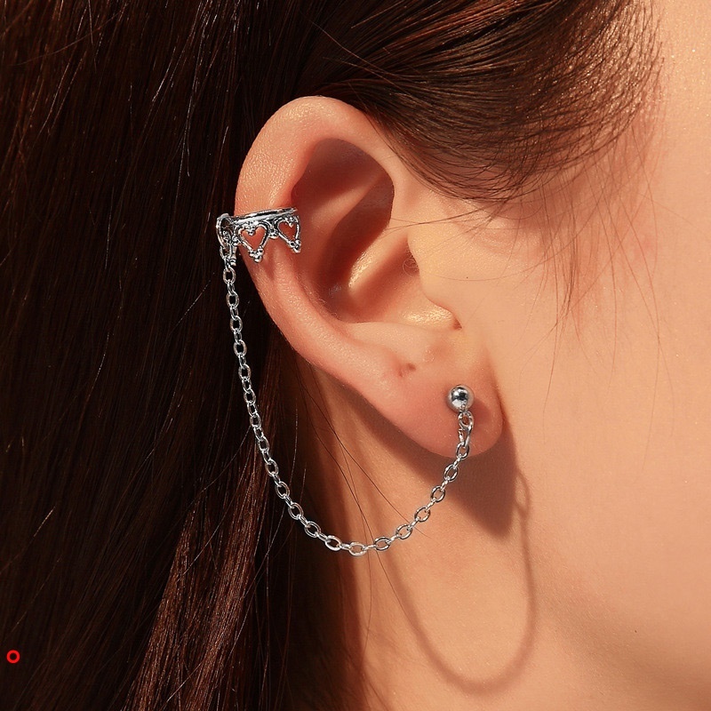 Khuyên kẹp vành tai hình vương miện thời trang nữ tính