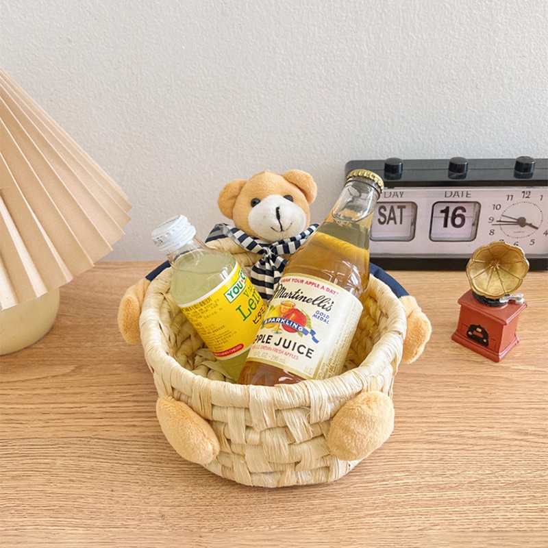Giỏ Đựng Đồ Dùng Hình Gấu Dễ Thương Tiện Dụng Cho Gia Đình