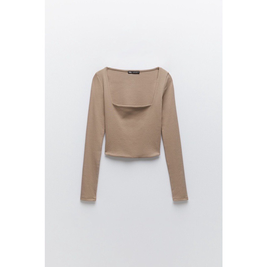 Áo Cổ Vuông Dáng Croptop,Siêu Cá Tính, áo croptop nữ 2022 | BigBuy360 - bigbuy360.vn