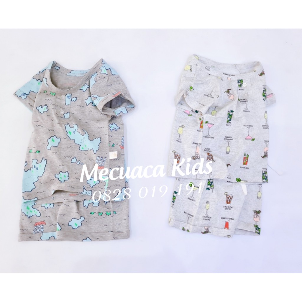 [2-4y] Bộ hè cộc đùi cotton cho bé/bé trai