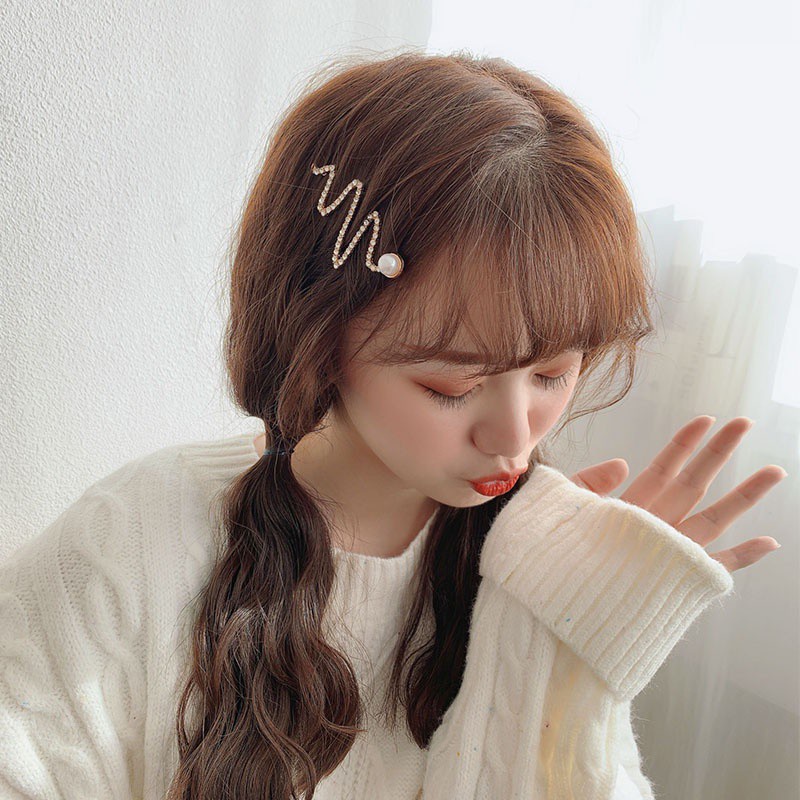 Kẹp Tóc Đính Ngọc Trai Thời Trang Hàn Quốc