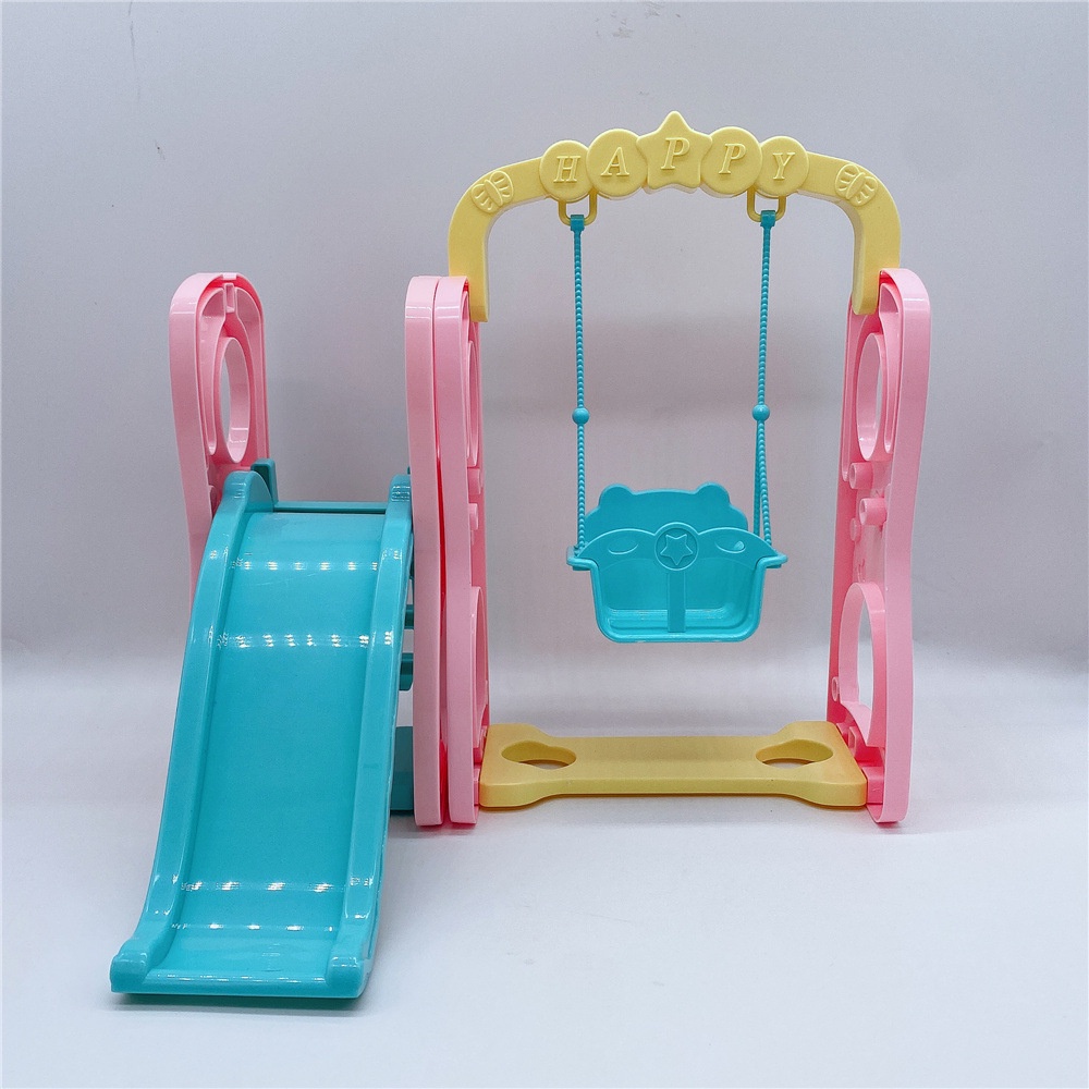 Bộ Đồ Chơi Cầu Trượt + Xích Đu Cho Nhà Búp Bê