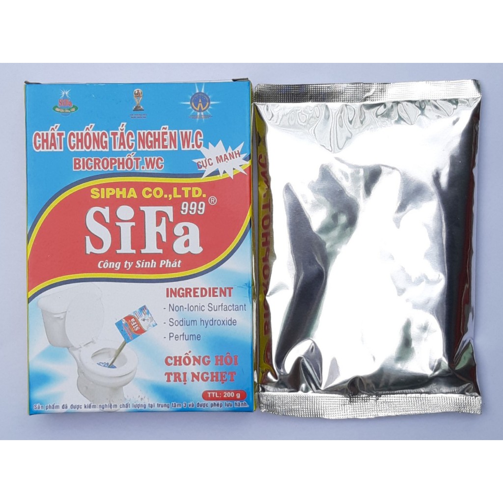 Bột Thông Tắc Nghẽn Bồn Cầu Sifa 200g