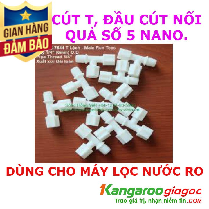 [UY TIN SỐ 1] Cút chữ T - đầu quả số 5 | máy lọc nước RO