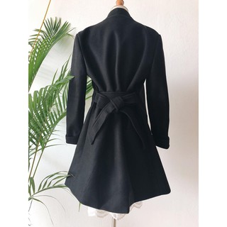 Áo khoác dạ ép thắt đai A055A