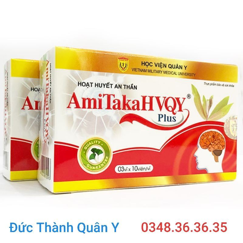 Hoạt Huyết An Thần AmiTaka Plus - Học viện Quân Y